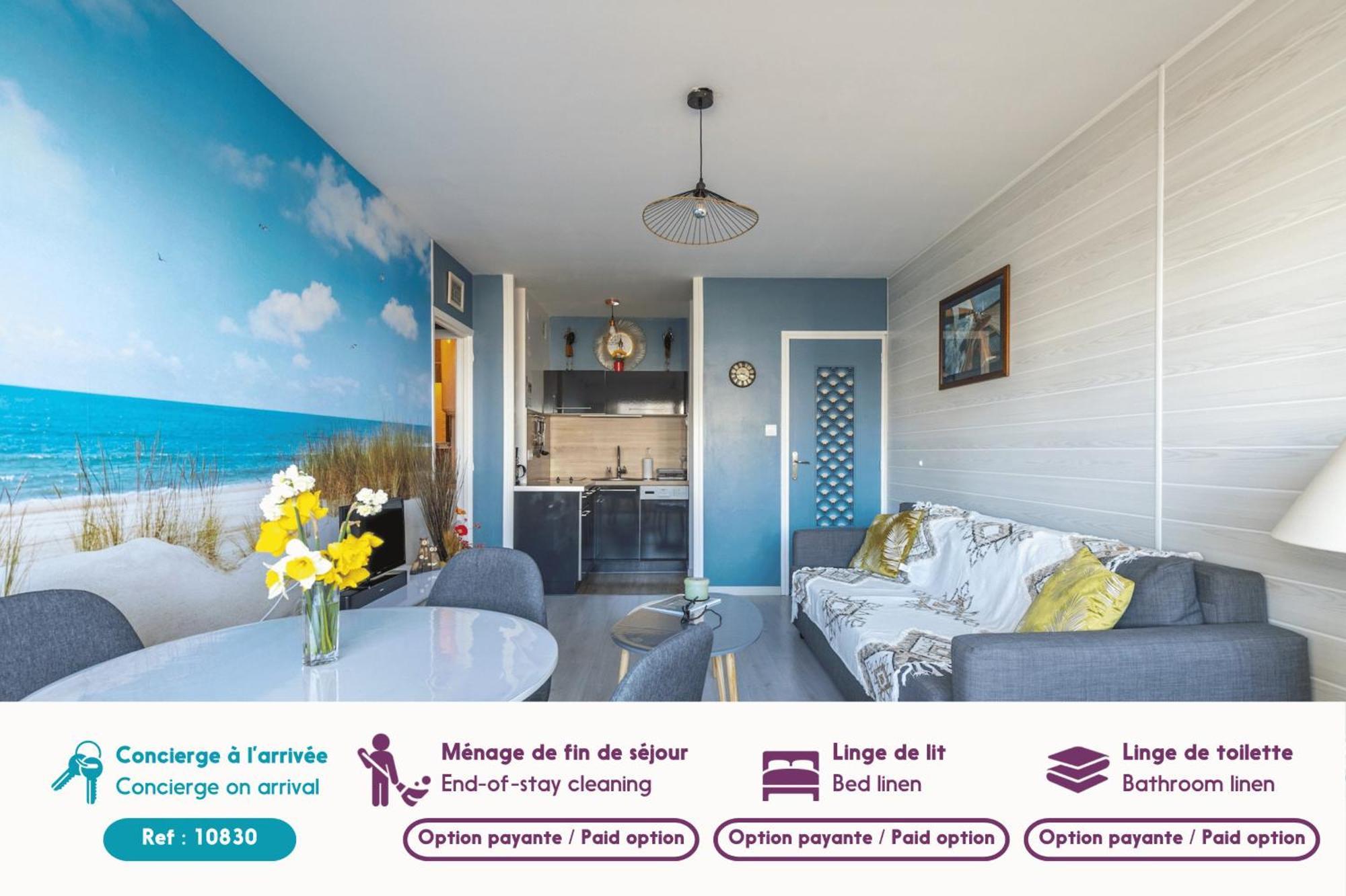 Magnifique Vue Sur L'Ocean- Appartement Pour 2 Plage-des-Demoiselles Ngoại thất bức ảnh